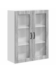 Pensile cucina Grigio Sonoma 80 x 31 x 100 cm Legno multistrato 2