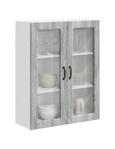 Pensile cucina Grigio Sonoma 80 x 31 x 100 cm Legno multistrato