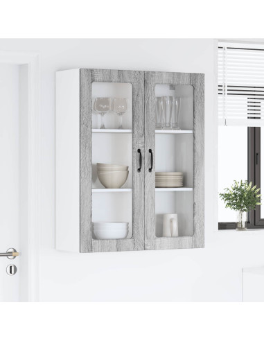 Pensile cucina Grigio Sonoma 80 x 31 x 100 cm Legno multistrato