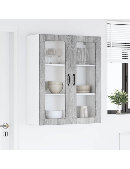 Pensile cucina Grigio Sonoma 80 x 31 x 100 cm Legno multistrato