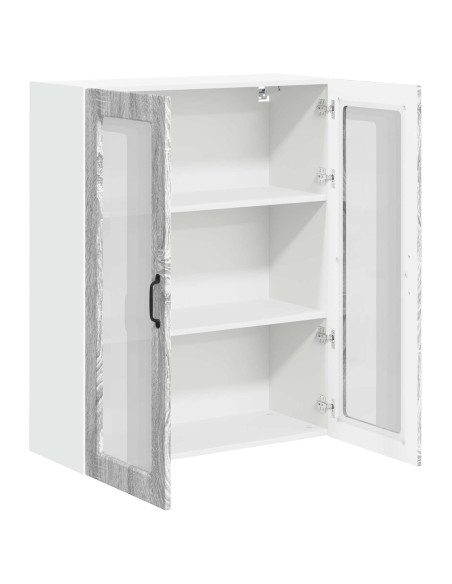 Pensile cucina Grigio Sonoma 80 x 31 x 100 cm Legno multistrato