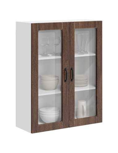Pensile cucina con porta Rovere Marrone 80 x 31 x 100 cm