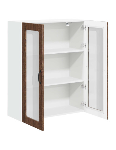 Pensile cucina con porta Rovere Marrone 80 x 31 x 100 cm