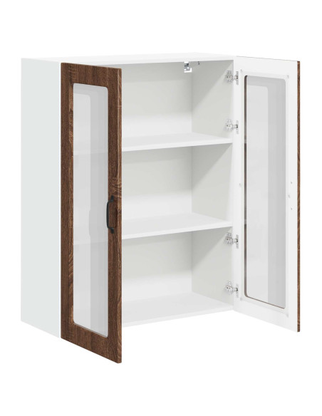 Pensile cucina con porta Rovere Marrone 80 x 31 x 100 cm