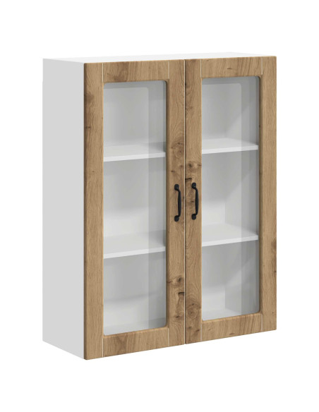 Pensile cucina con porta Rovere artigianale 80 x 31 x 100 cm