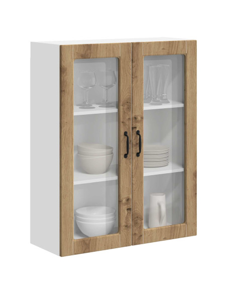 Pensile cucina con porta Rovere artigianale 80 x 31 x 100 cm