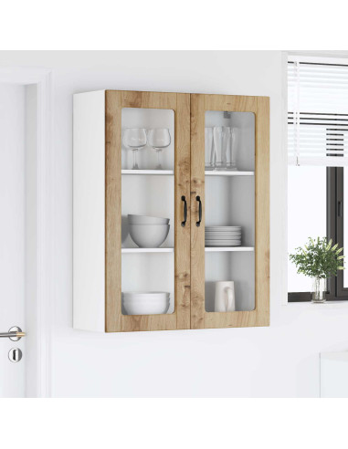 Pensile cucina con porta Rovere artigianale 80 x 31 x 100 cm