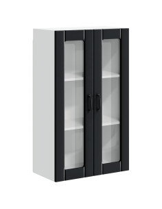 Pensile cucina Nero 60 x 31 x 100 cm Legno multistrato 2