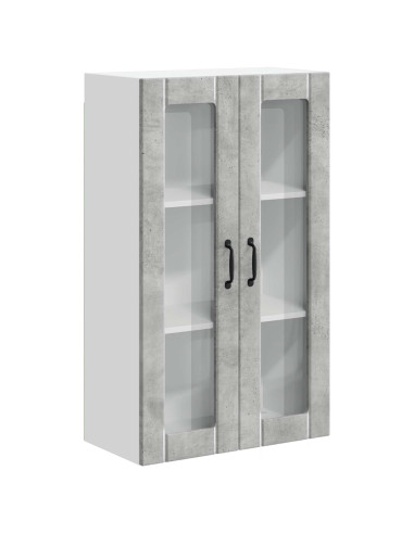 Pensile cucina con porta Grigio cemento 60 x 31 x 100 cm
