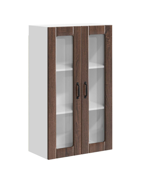 Pensile cucina con porta Rovere Marrone 60 x 31 x 100 cm