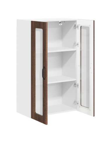Pensile cucina con porta Rovere Marrone 60 x 31 x 100 cm