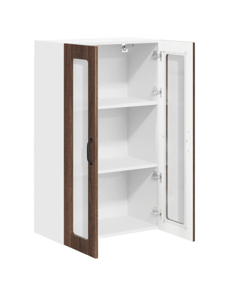 Pensile cucina con porta Rovere Marrone 60 x 31 x 100 cm