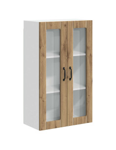 Pensile cucina con porta Rovere artigianale 60 x 31 x 100 cm 2