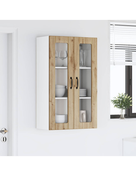 Pensile cucina con porta Rovere artigianale 60 x 31 x 100 cm