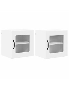 Mobile da cucina 2 pcs Bianco 40 x 31 x 40 cm Legno multistrato 2