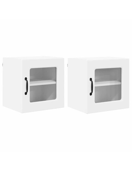 Mobile da cucina 2 pcs Bianco 40 x 31 x 40 cm Legno multistrato