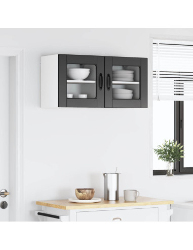 Mobile da cucina 2 pcs Nero 40 x 31 x 40 cm Legno multistrato