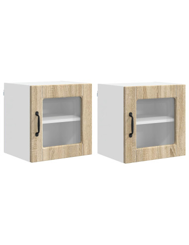 Mobile da cucina con porta 2 pcs Rovere Sonoma 40 x 31 x 40 cm