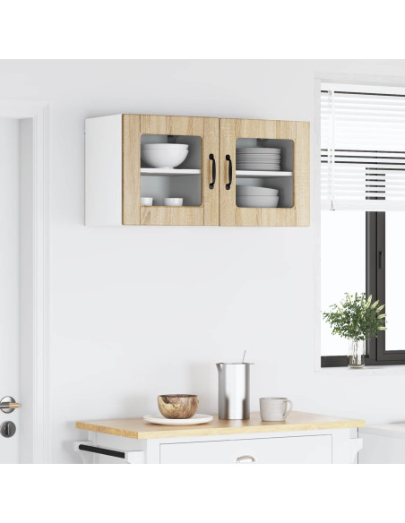 Mobile da cucina con porta 2 pcs Rovere Sonoma 40 x 31 x 40 cm
