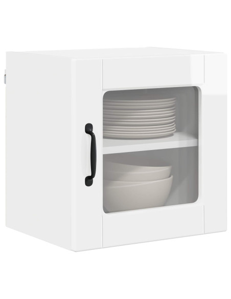 Mobile da cucina con lo scaffale Bianco Lucido 40 x 31 x 40 cm