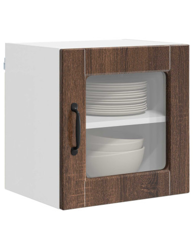Mobile da cucina con porta 2 pcs Rovere Marrone 40 x 31 x 40 cm