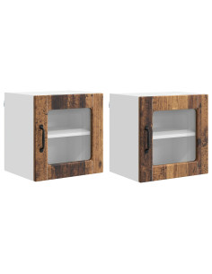 Mobile da cucina con porta 2 pcs Legno vecchio 40 x 31 x 40 cm 2