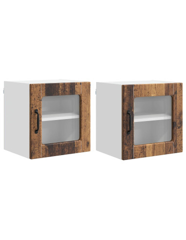 Mobile da cucina con porta 2 pcs Legno vecchio 40 x 31 x 40 cm