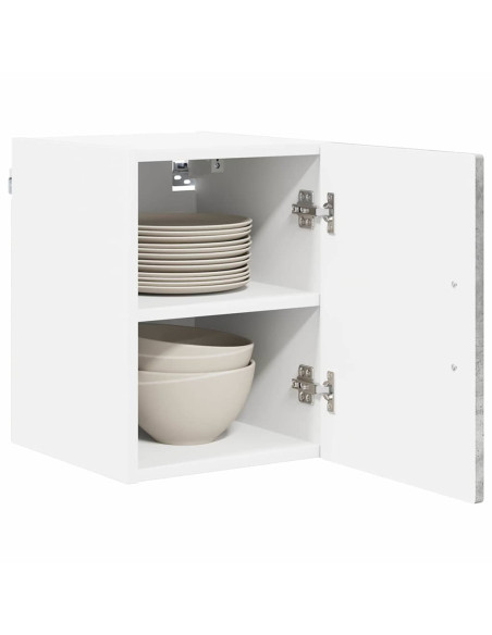 Mobile da cucina con lo scaffale Grigio cemento 30 x 31 x 40 cm