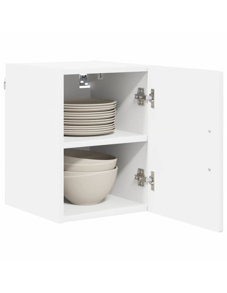 Mobile da cucina con porta 2 pcs Bianco Lucido 30 x 31 x 40 cm