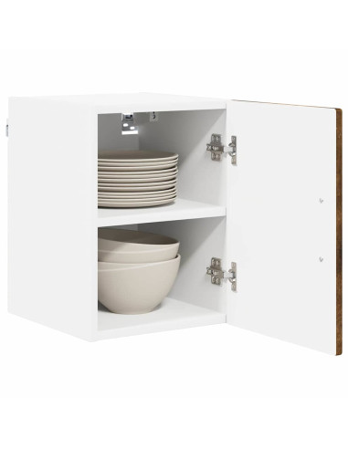 Mobile da cucina con porta 2 pcs Rovere fumé 30 x 31 x 40 cm
