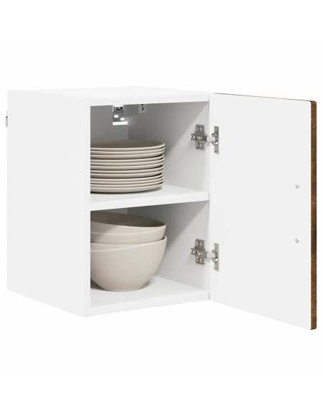 Mobile da cucina con porta 2 pcs Rovere fumé 30 x 31 x 40 cm