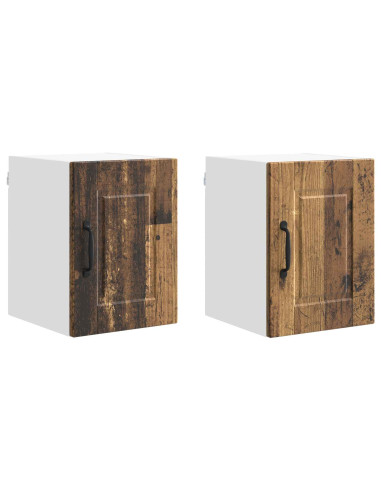 Mobile da cucina con porta 2 pcs Legno vecchio 30 x 31 x 40 cm
