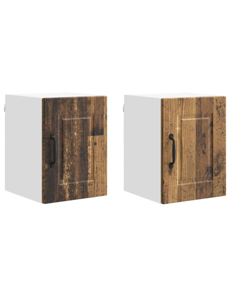 Mobile da cucina con porta 2 pcs Legno vecchio 30 x 31 x 40 cm
