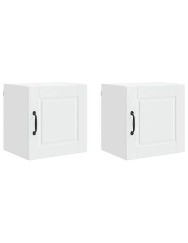 Mobile da cucina 2 pcs Bianco 40 x 31 x 40 cm Legno multistrato