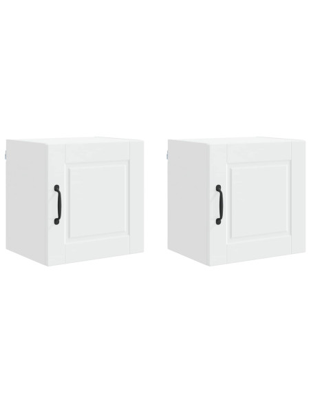 Mobile da cucina 2 pcs Bianco 40 x 31 x 40 cm Legno multistrato