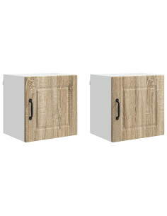 Mobile da cucina con porta 2 pcs Rovere Sonoma 40 x 31 x 40 cm 2