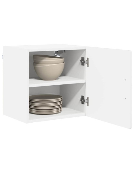 Mobile da cucina con porta 2 pcs Bianco Lucido 40 x 31 x 40 cm
