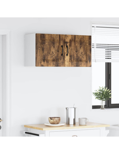 Mobile da cucina con porta 2 pcs Rovere fumé 40 x 31 x 40 cm