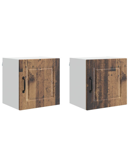 Mobile da cucina con porta 2 pcs Legno vecchio 40 x 31 x 40 cm