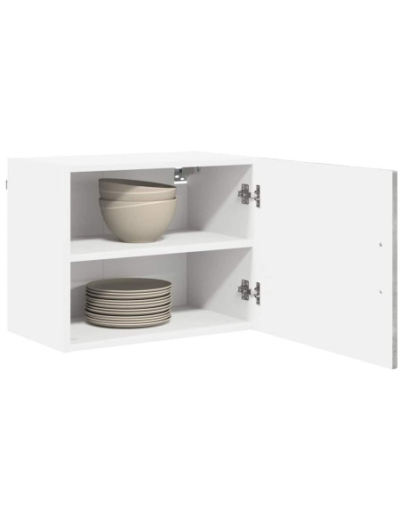 Mobile da cucina con porta 2 pcs Grigio cemento 50 x 31 x 40 cm