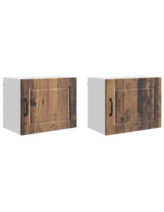 Mobile da cucina con porta 2 pcs Legno vecchio 50 x 31 x 40 cm 2
