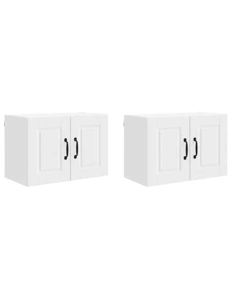 Mobile da cucina 2 pcs Bianco 60 x 31 x 40 cm Legno multistrato