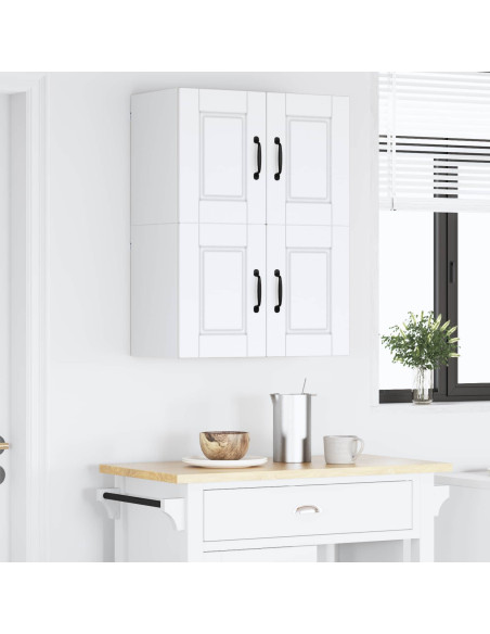 Mobile da cucina 2 pcs Bianco 60 x 31 x 40 cm Legno multistrato