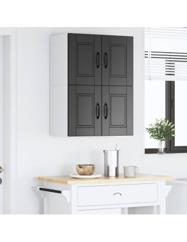Mobile da cucina 2 pcs Nero 60 x 31 x 40 cm Legno multistrato
