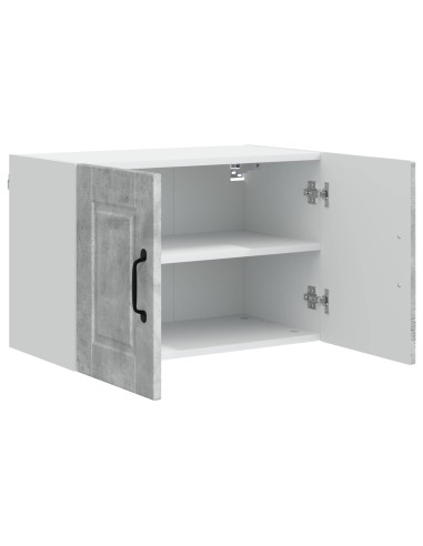 Mobile da cucina con porta 2 pcs Grigio cemento 60 x 31 x 40 cm