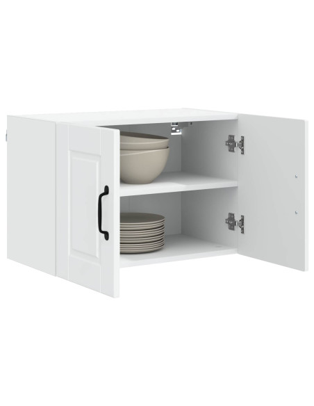 Mobile da cucina con porta 2 pcs Bianco Lucido 60 x 31 x 40 cm