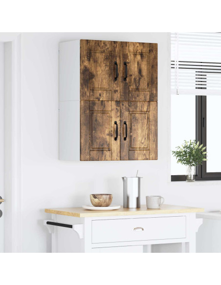 Mobile da cucina con porta 2 pcs Rovere fumé 60 x 31 x 40 cm