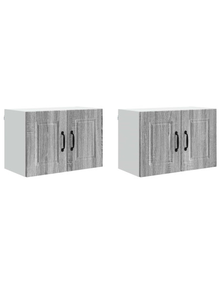Mobile da cucina con porta 2 pcs Grigio Sonoma 60 x 31 x 40 cm
