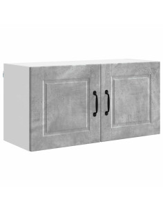 Mobile da cucina con lo scaffale Grigio cemento 80 x 31 x 40 cm 2