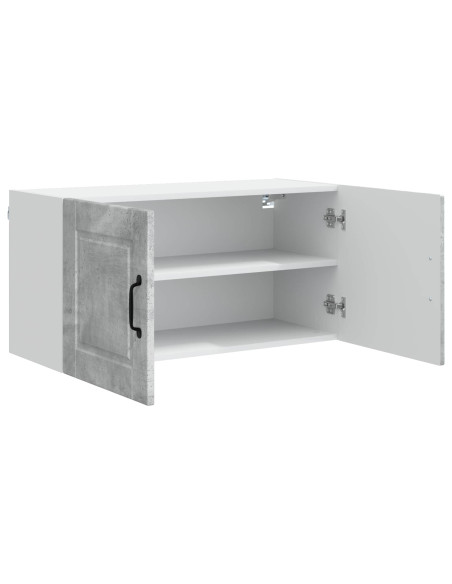 Mobile da cucina con lo scaffale Grigio cemento 80 x 31 x 40 cm